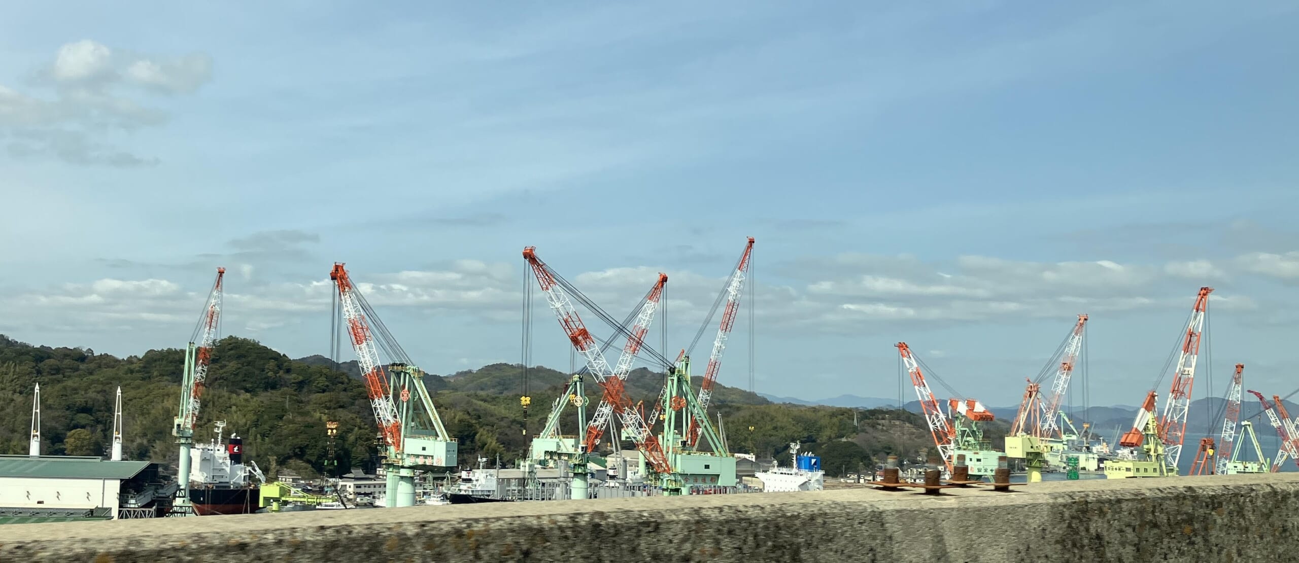 来島海峡大橋クレーン